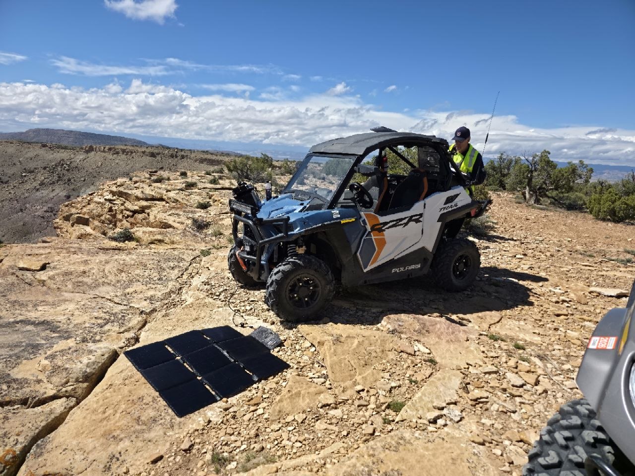 Remote field repeater deployment in desert terrain