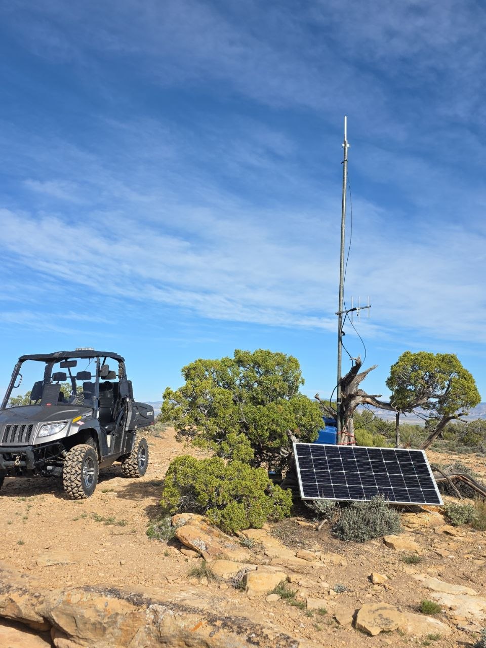 UTMB Desert Rats Race 2026 remote repeater deployment photo 1